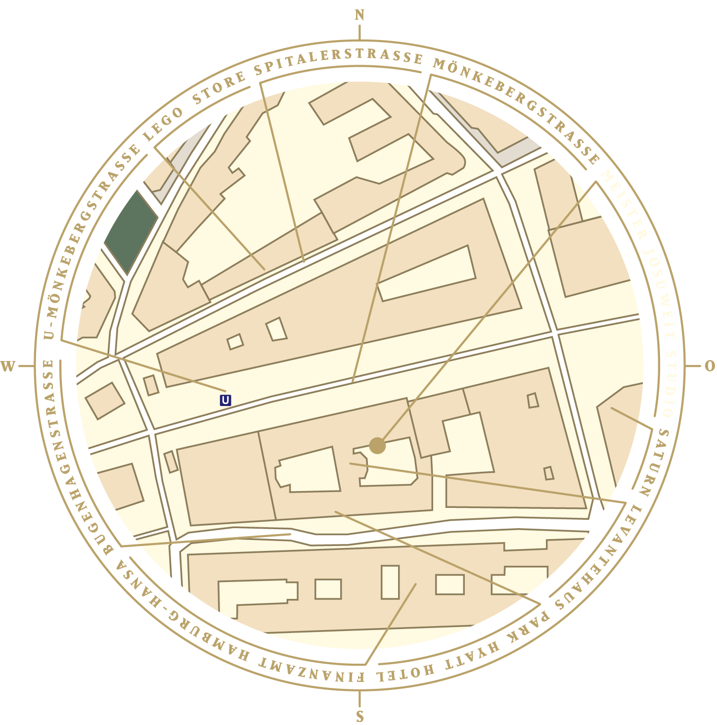 Meister Josuweit Studio - Stadtplan